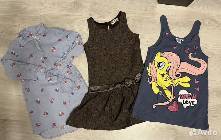 Пакет вещей на девочку 104 110
