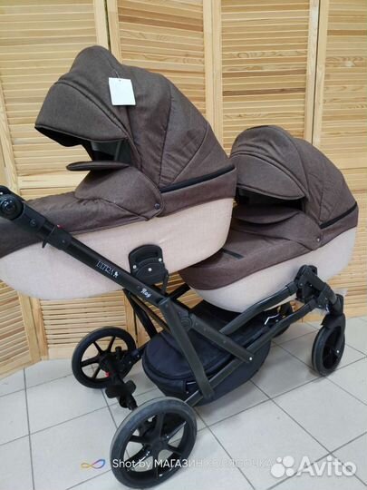 Новая коляска для двойни 2 в 1 Ray Corsa в налич