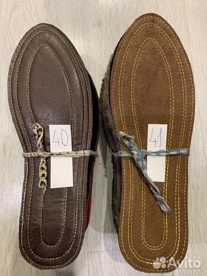 Продаю стельки из натуральной кожи с мехом