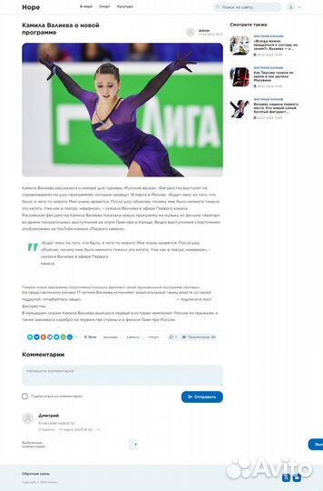 Готовый блоговый портал + продвижение