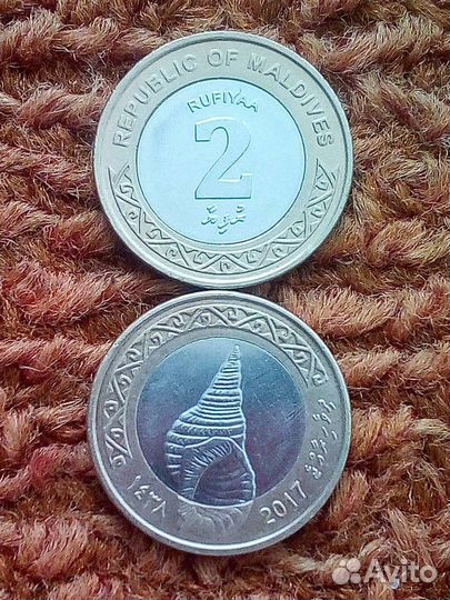 Монета 2 руфии