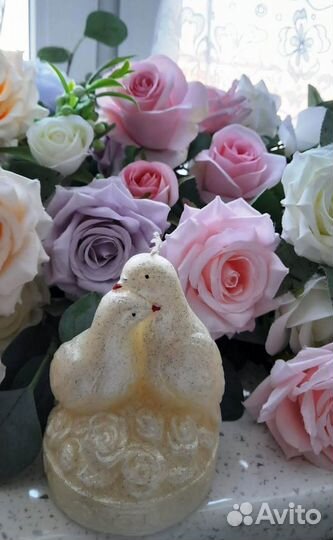 Декор для свадьбы, свеча 