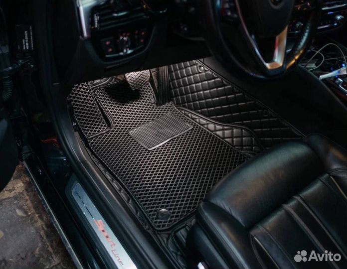 3D коврики из экокожи BMW 5 2017