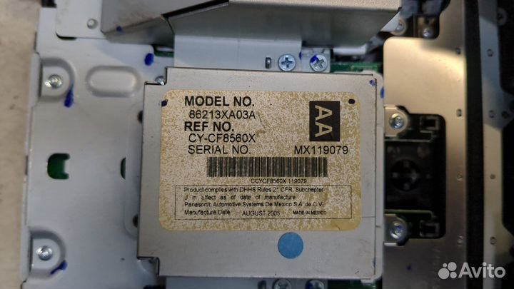 Переключатель отопителя Subaru Tribeca (B9), 2006