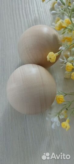 Деревянная заготовка шар из липы