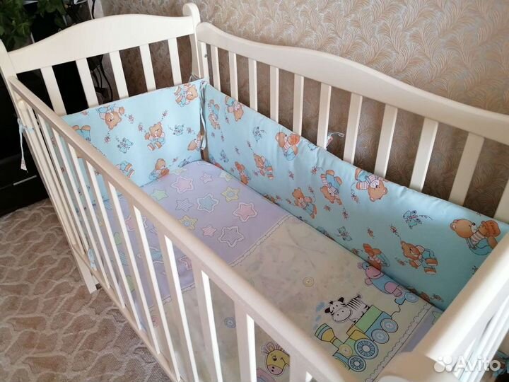 Бортики в детскую кроватку