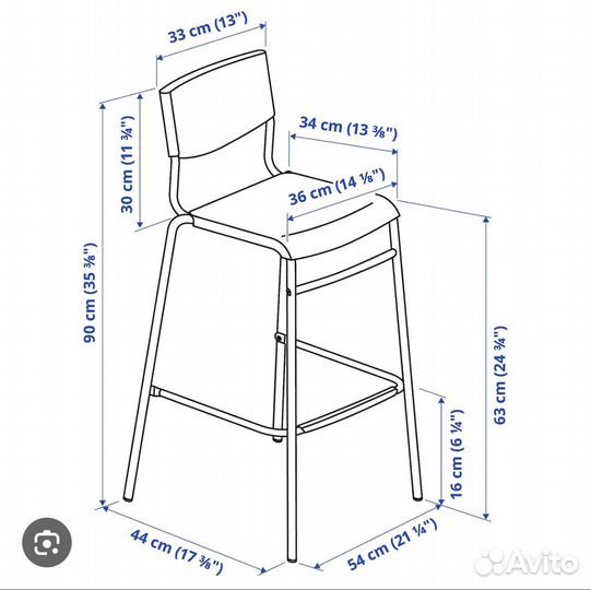 Стул складной IKEA франклин