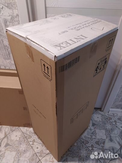 Новый бассейн Intex 366x99 лестница, насос + тент