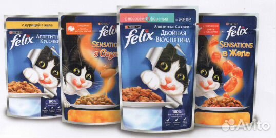 Felix Феликс паучи для кошек