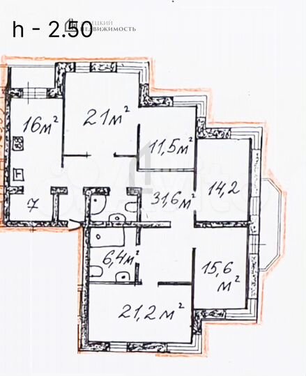 5-к. квартира, 147 м², 7/15 эт.