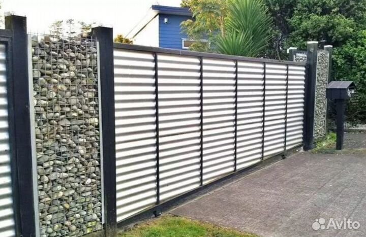 Забор из профнастила ,ворота, калитки качественно