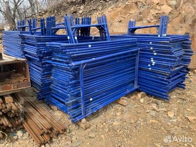 Леса строительные рамные. Аренда