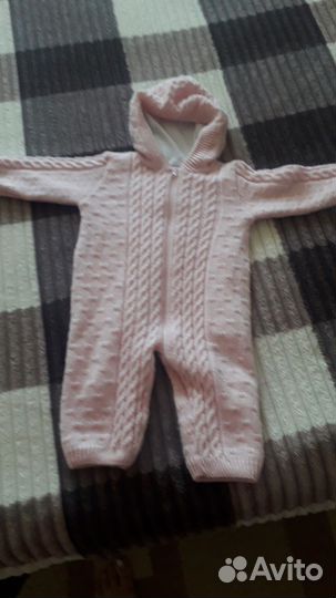 Вязаный комбинезон 68