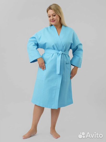 Халат банный вафельный Артикул 1424 - 1421