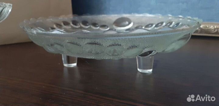 Ваза старинная стекло