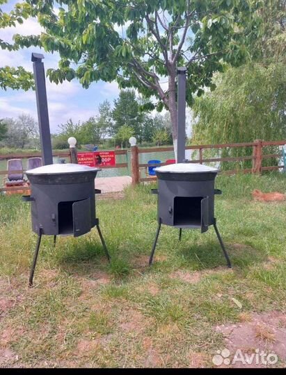 Казаны афганскиеи узбекские. мангалы. печи