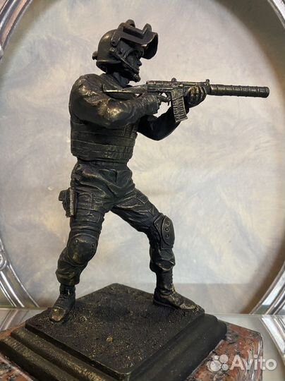 Статуэтка.Офицер. Спецназ. Фсб. Чугун