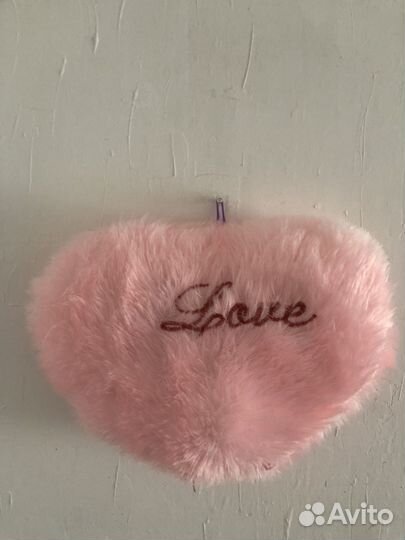 Подушка Love розовая игрушка мягкая