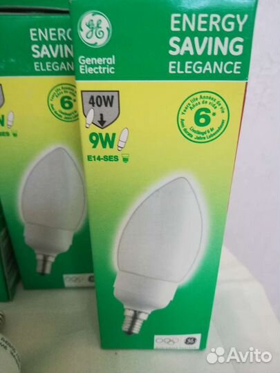 Энергосберегающие лампы GE, e14, теплый свет