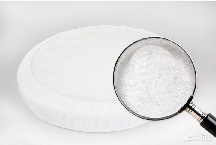 Матрас детский в круглую кровать 75 х75