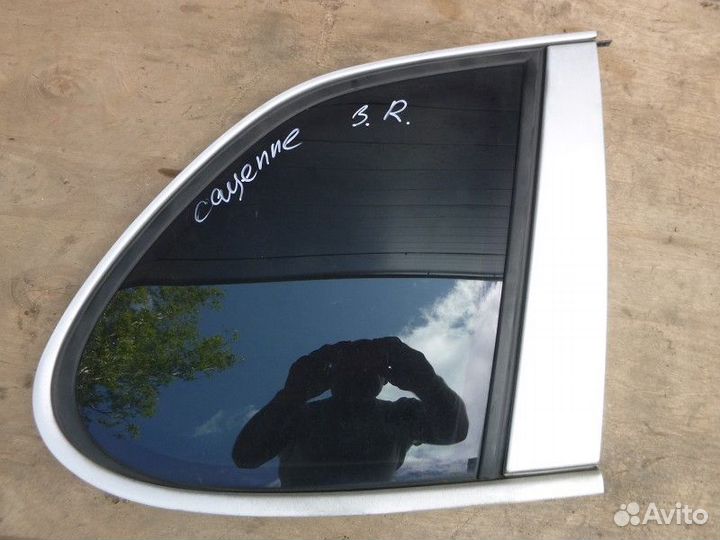 Стекло кузовное глухое правое porsche cayenne caye