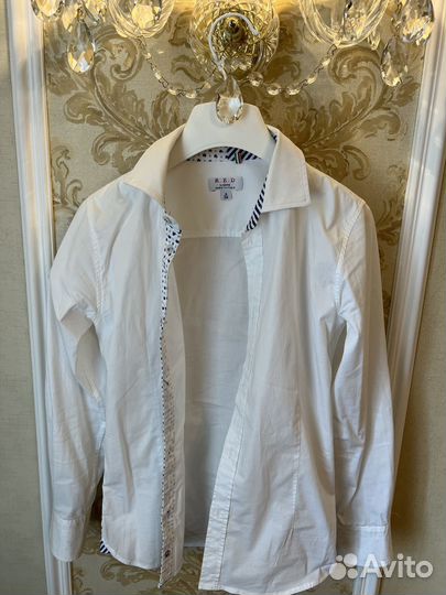 Рубашка школьная на мальчика 134, Италия