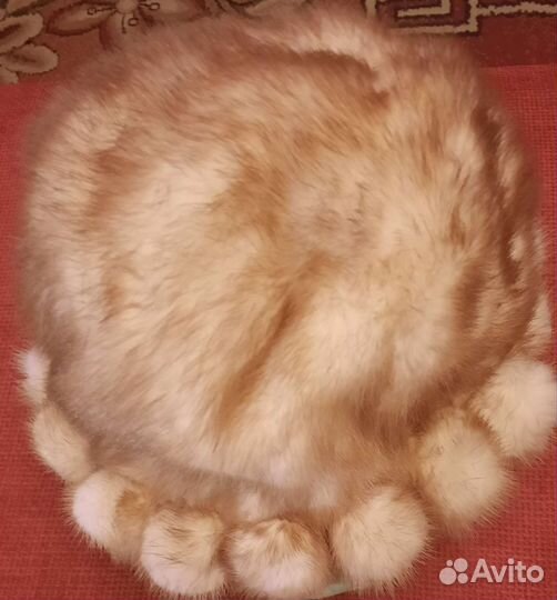 Шапка норковая женская