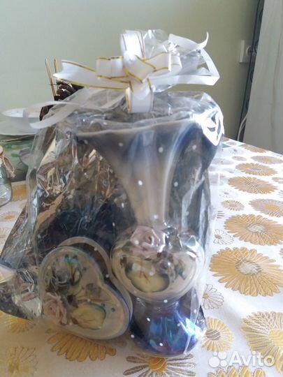 Подарочный набор ваза и шкатулка