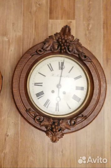 Старинные Антикварные Часы Мозер Зеркало Овальное