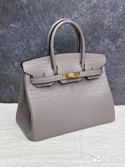 Сумка Hermes Birkin 30 см кожа крокодила