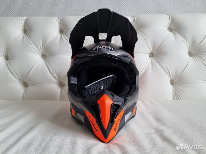 Moтoшлем Airoh Wraap Sequel Orange Black New