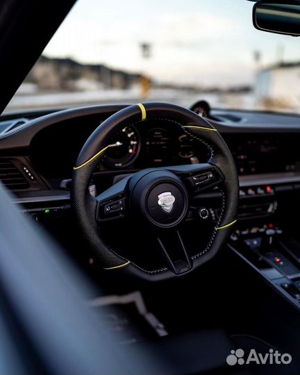 Изготовление анатомического руля Porsche