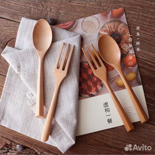 Деревянные столовые приборы