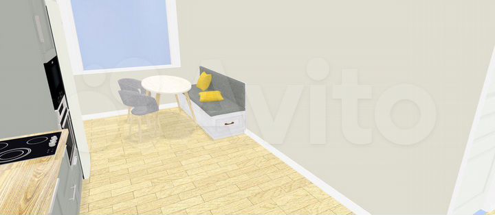 3-к. квартира, 70 м², 1/5 эт.