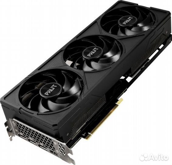 Видеокарта Palit PCI-E 4.0 RTX4070 super jetstream OC nvidia GeForce RTX 4070 Super 12Gb 192bit gddr