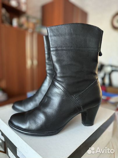 Сапоги женские, демисезонные, нат. кожа, 38 р