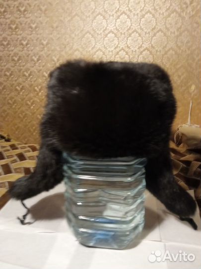 Шапка ушанка, ротфорнт, кролик