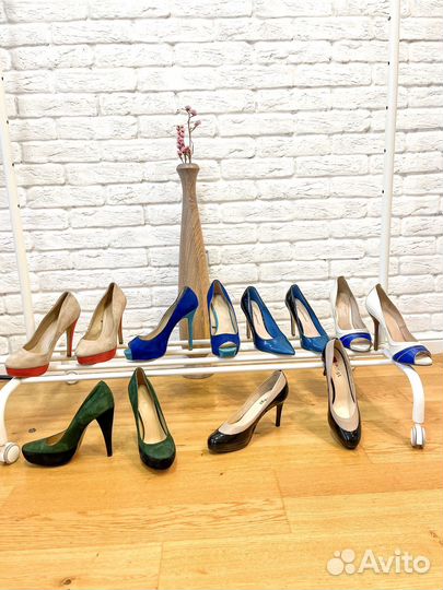 Женские туфли на каблуке замшевые Зара 39, 40