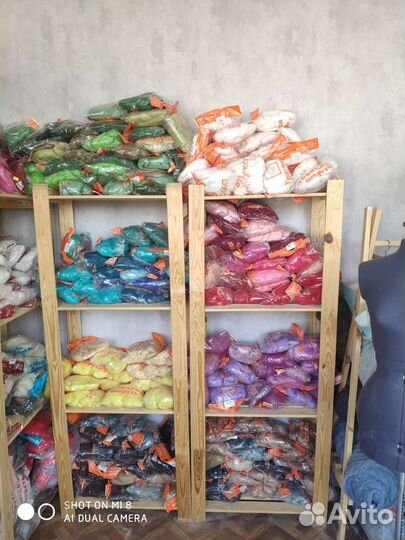 Шерсть, волокна для валяния, маргиланский шелк