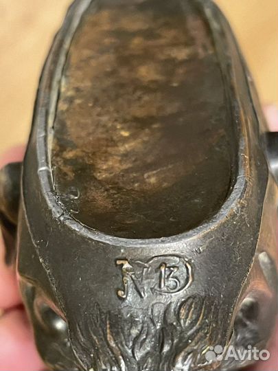 Пепельница Мефистофель бронза