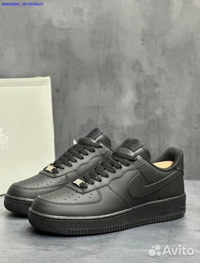 Кроссовки nike air force 1 black (Арт.80502)