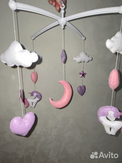 Мобиль для девочки единороги