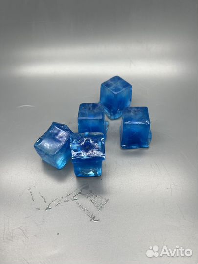 Лед пищевой Hoshizaki цветной blue кубиковый для б