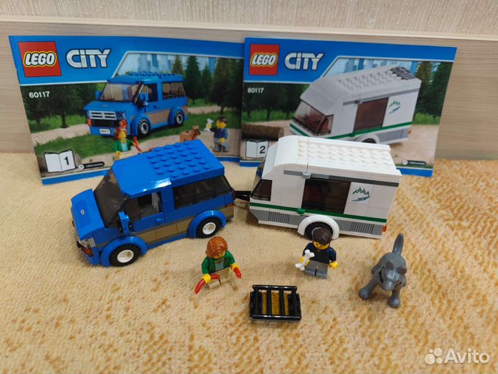 Lego City фургон и дом на колёсах