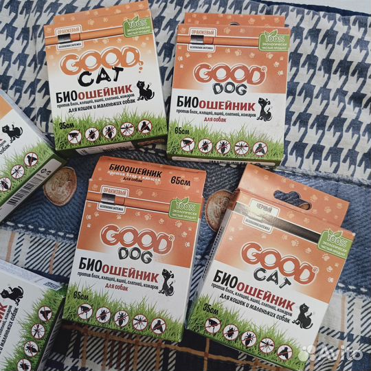 Биоошейники для собак и кошек