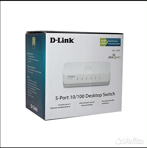 Сетевой коммутатор D-link DES-1005A