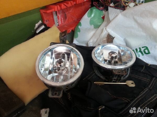 Стекло туманки Subaru Impreza 03-05 130мм 1шт