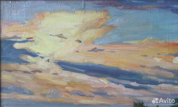 Картина маслом на холсте пейзаж