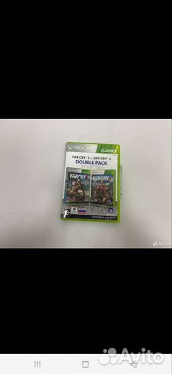 Диск xbox 360 Far Cry 3 4 double pack