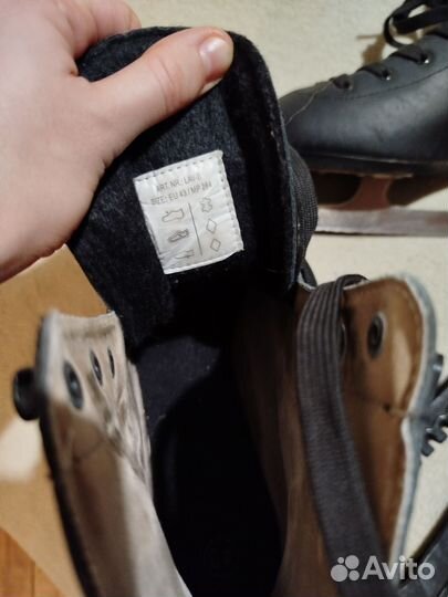 Коньки фигурные мужские 43 размер